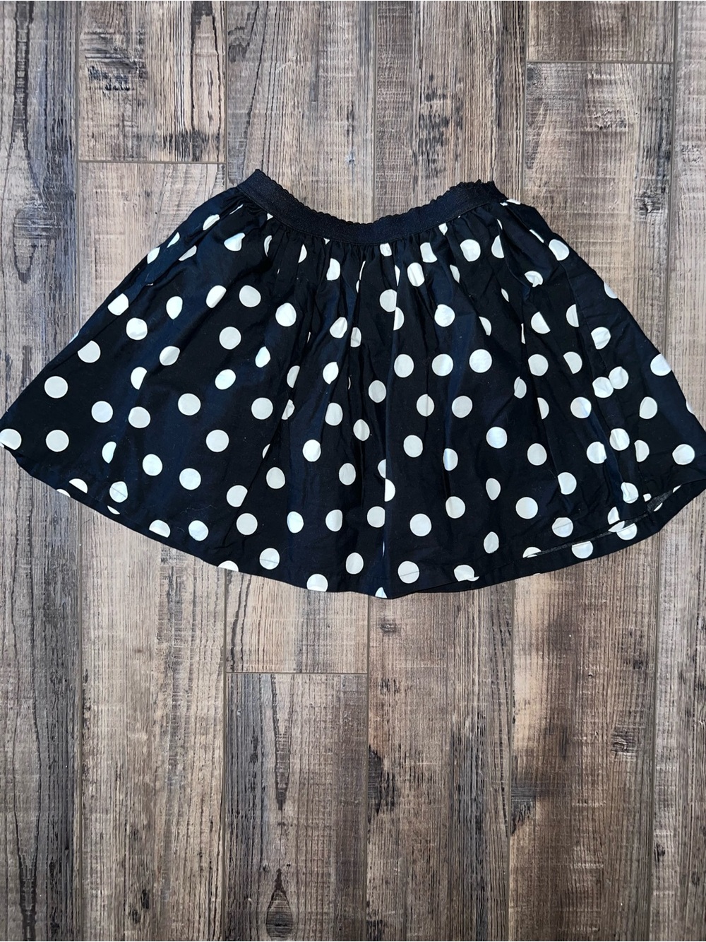 Gap Black & White Polka Dot Skirt
